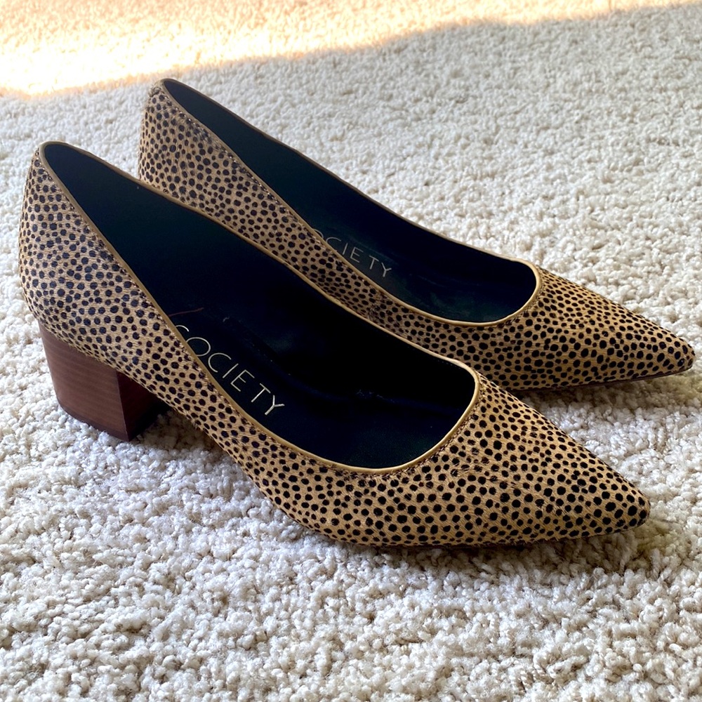 Beautiful Cheetah Print Block Heels